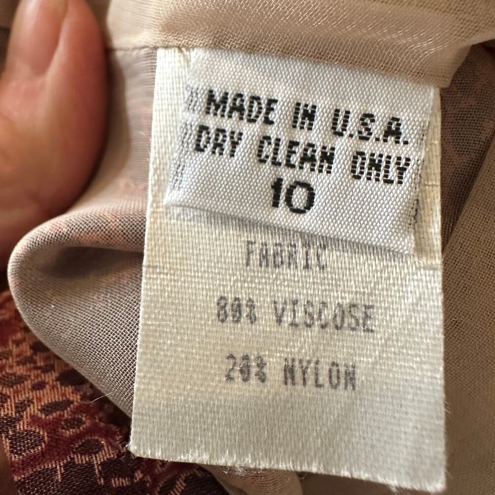 Gianni Python Button Down Shirt Size 10 Designer … - image 5